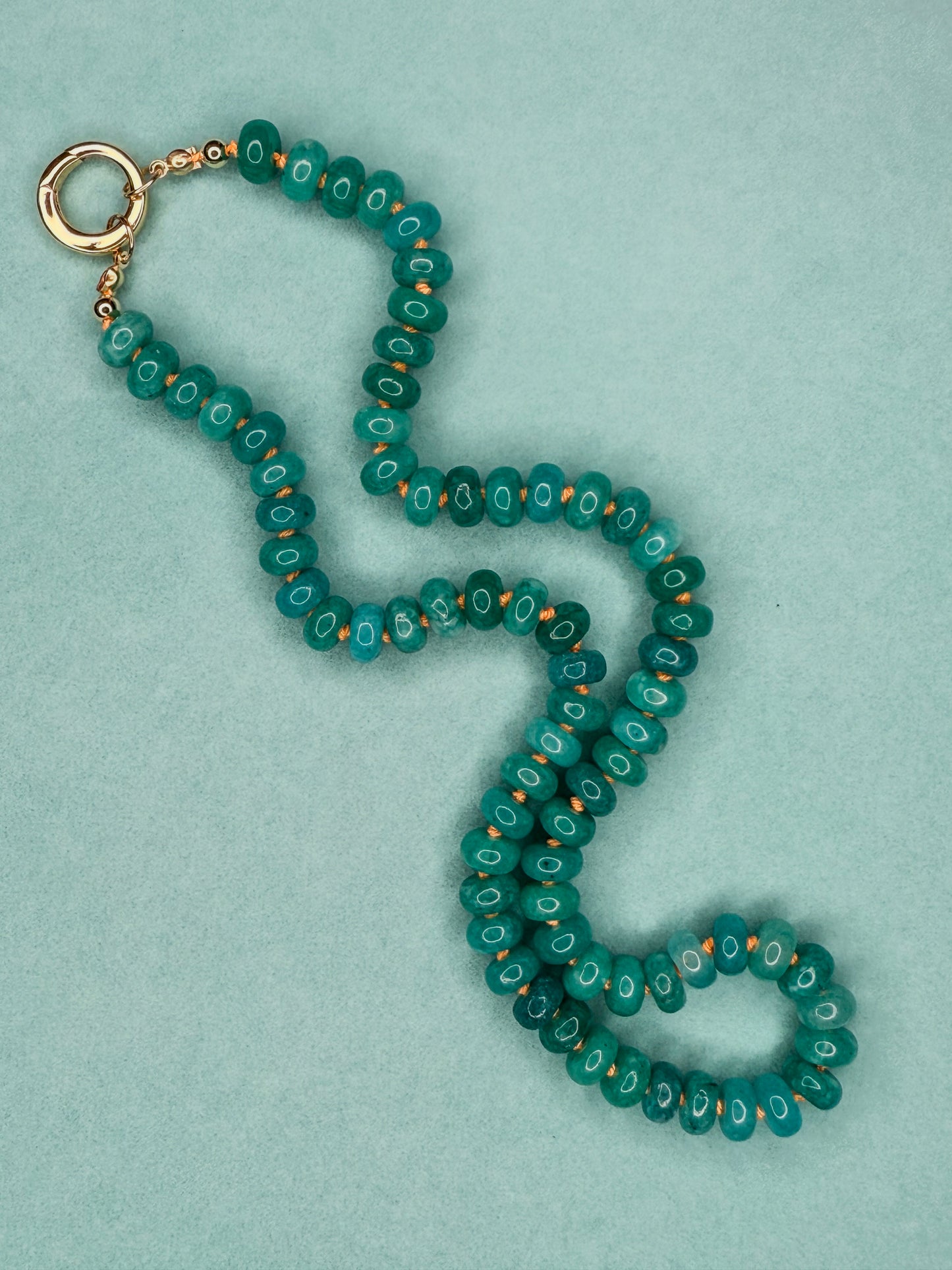 Deep Ocean Teal Necklace