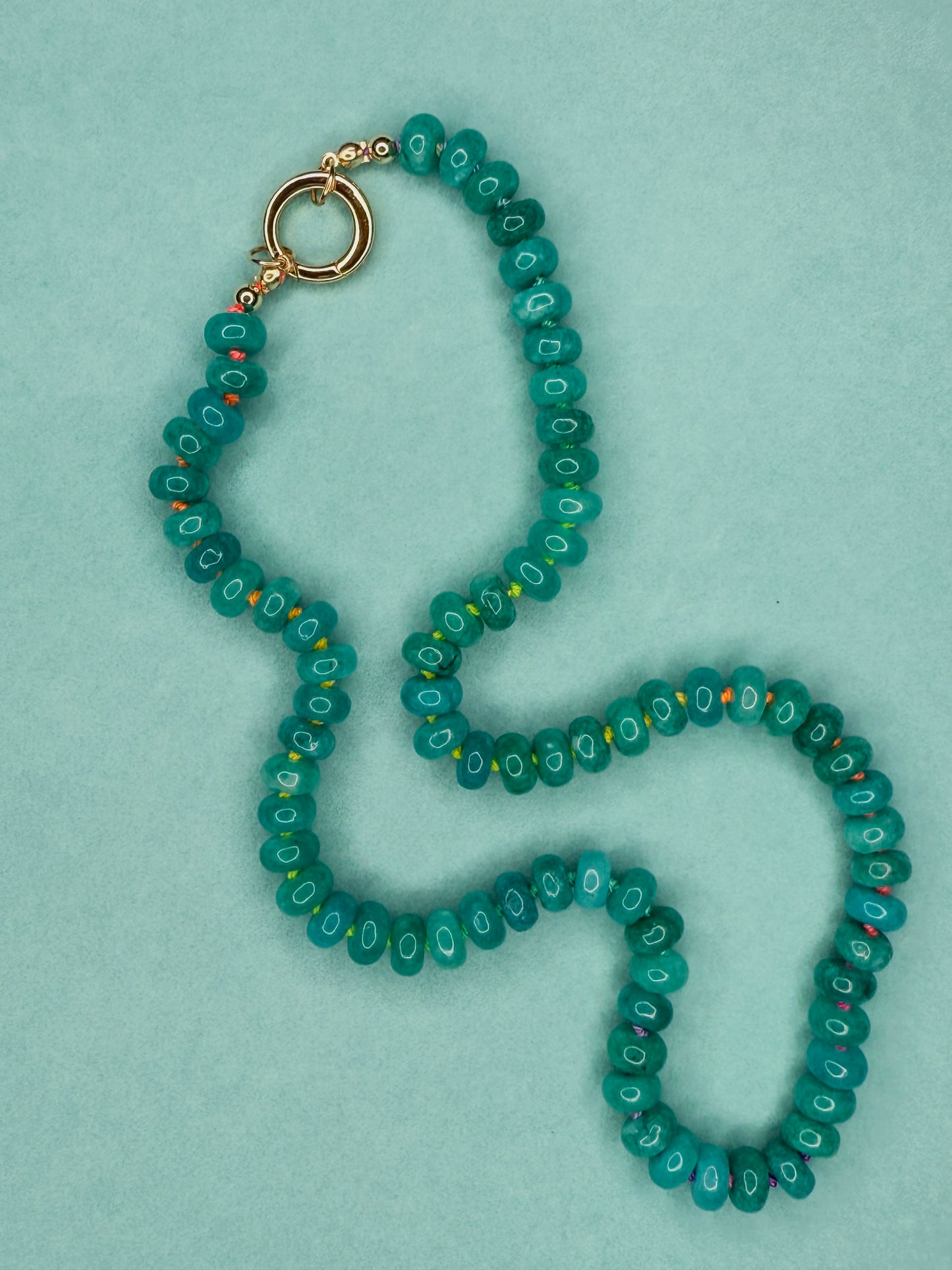Deep Ocean Teal Necklace