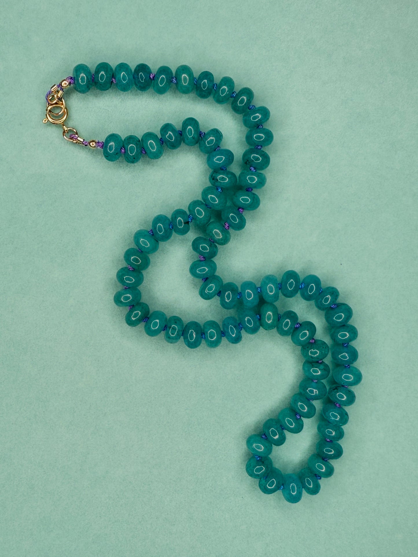 Deep Ocean Teal Necklace