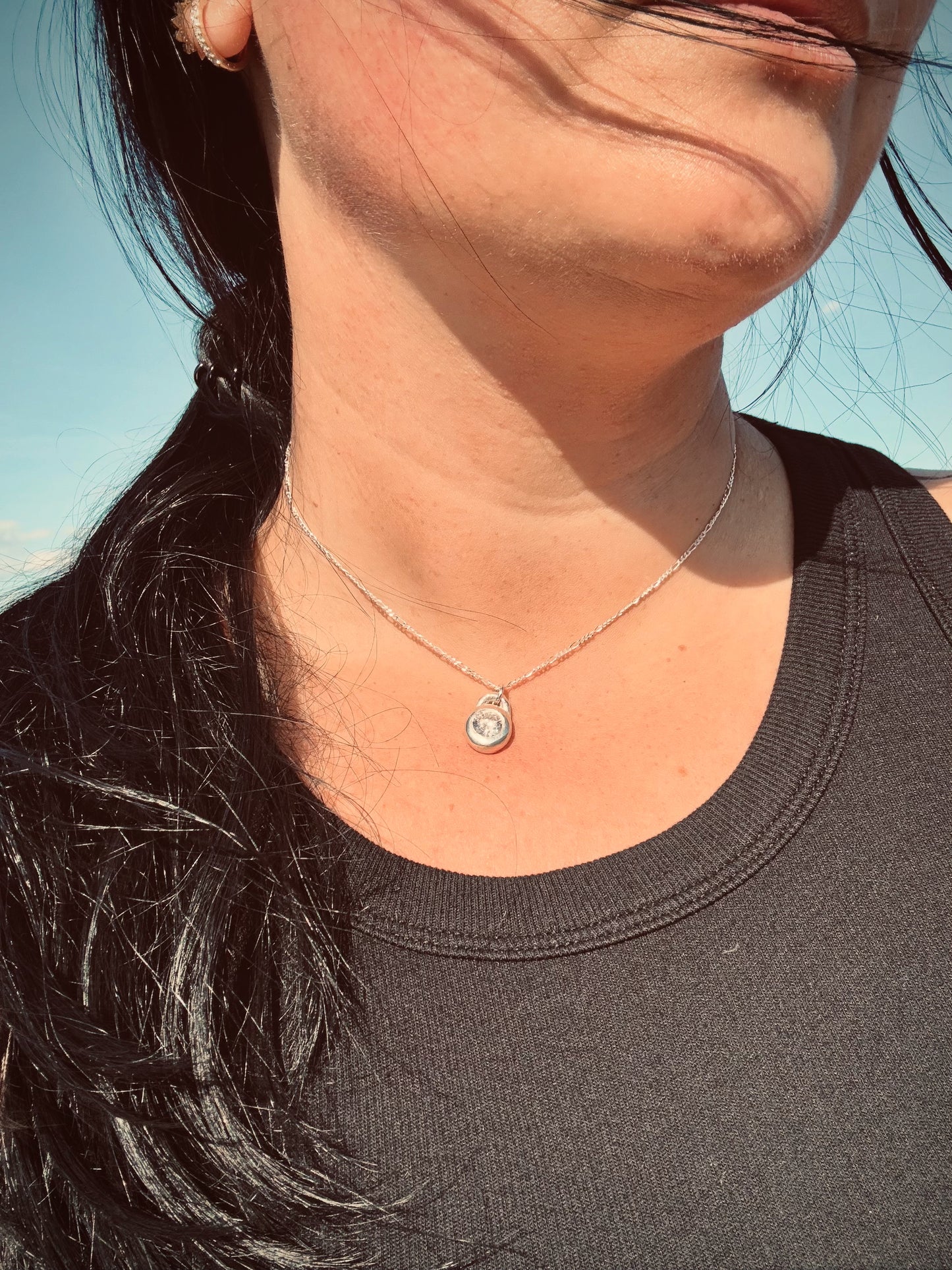 Silver Drop Charms
