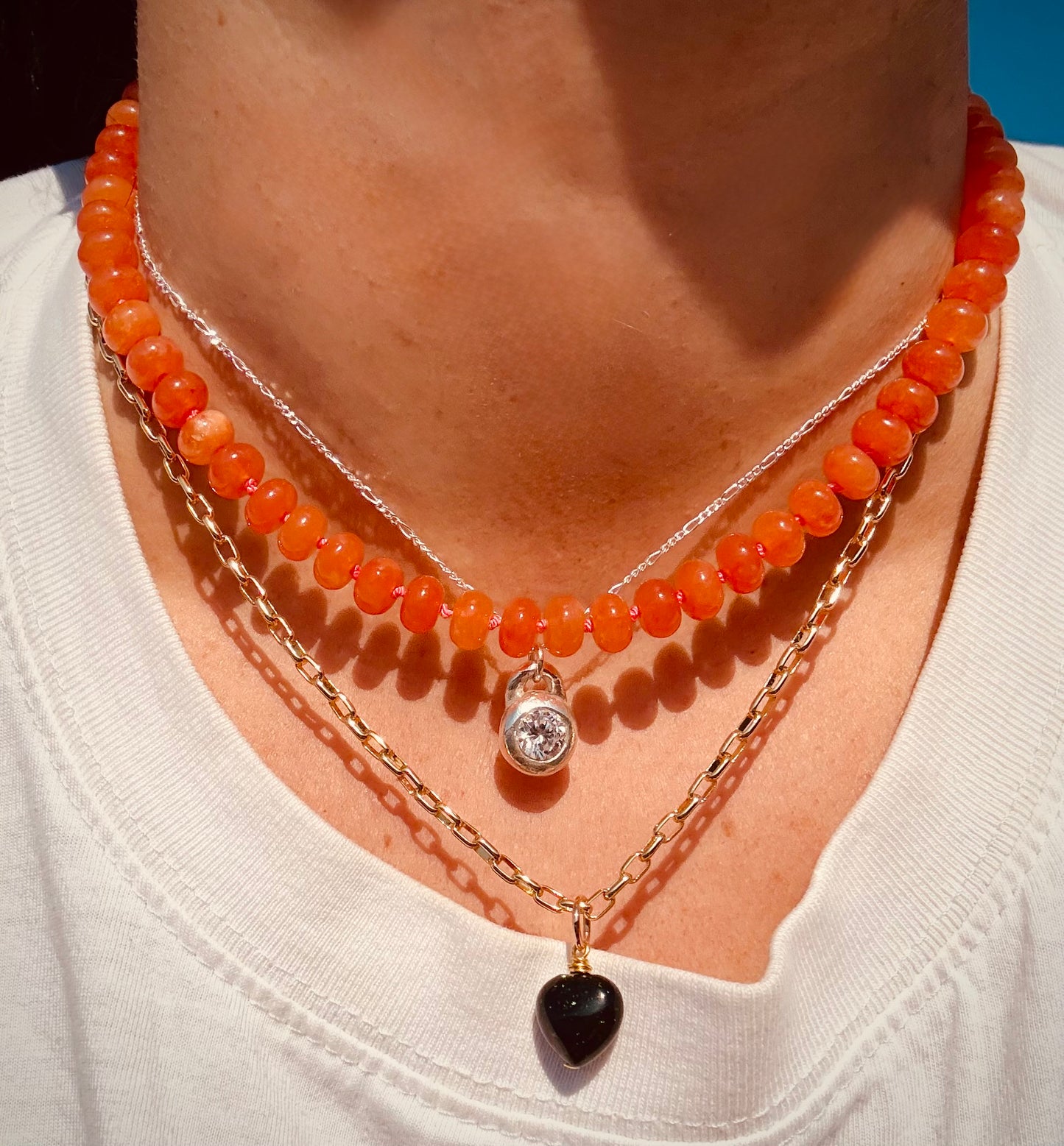 Blood Orange Necklace