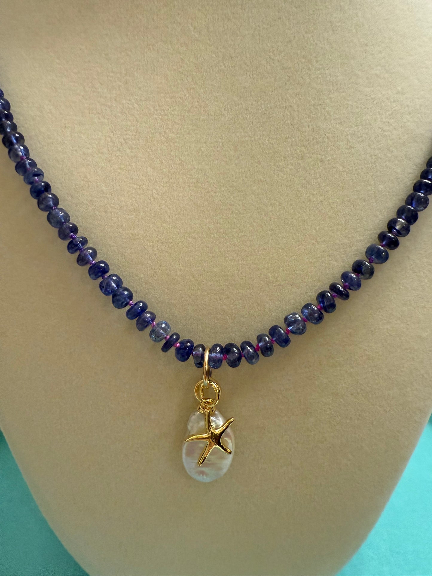 Sapphire Knotted Necklace