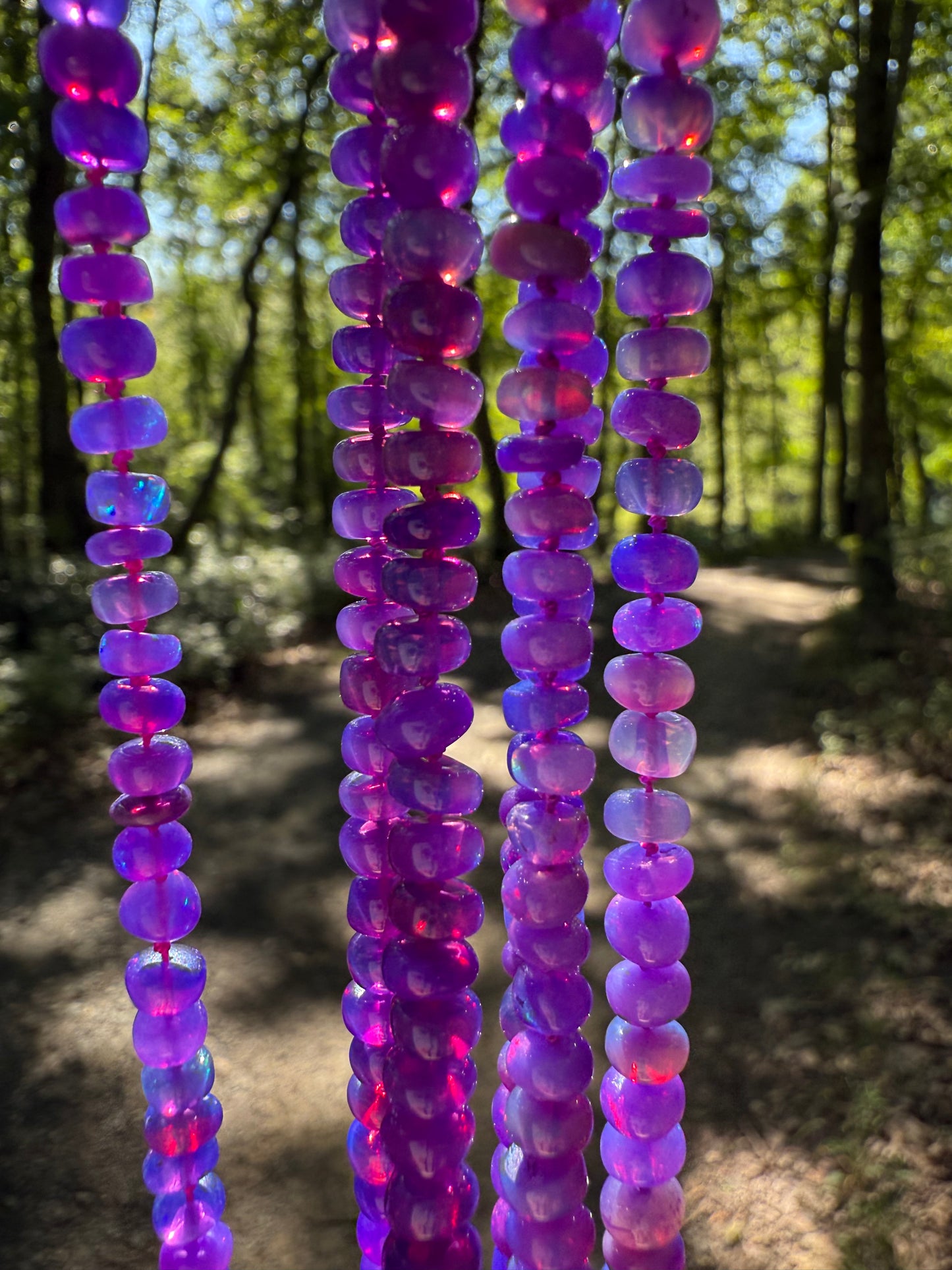Violet Opal Necklace