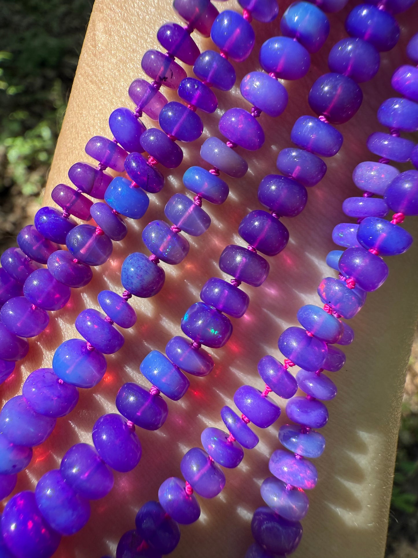 Violet Opal Necklace