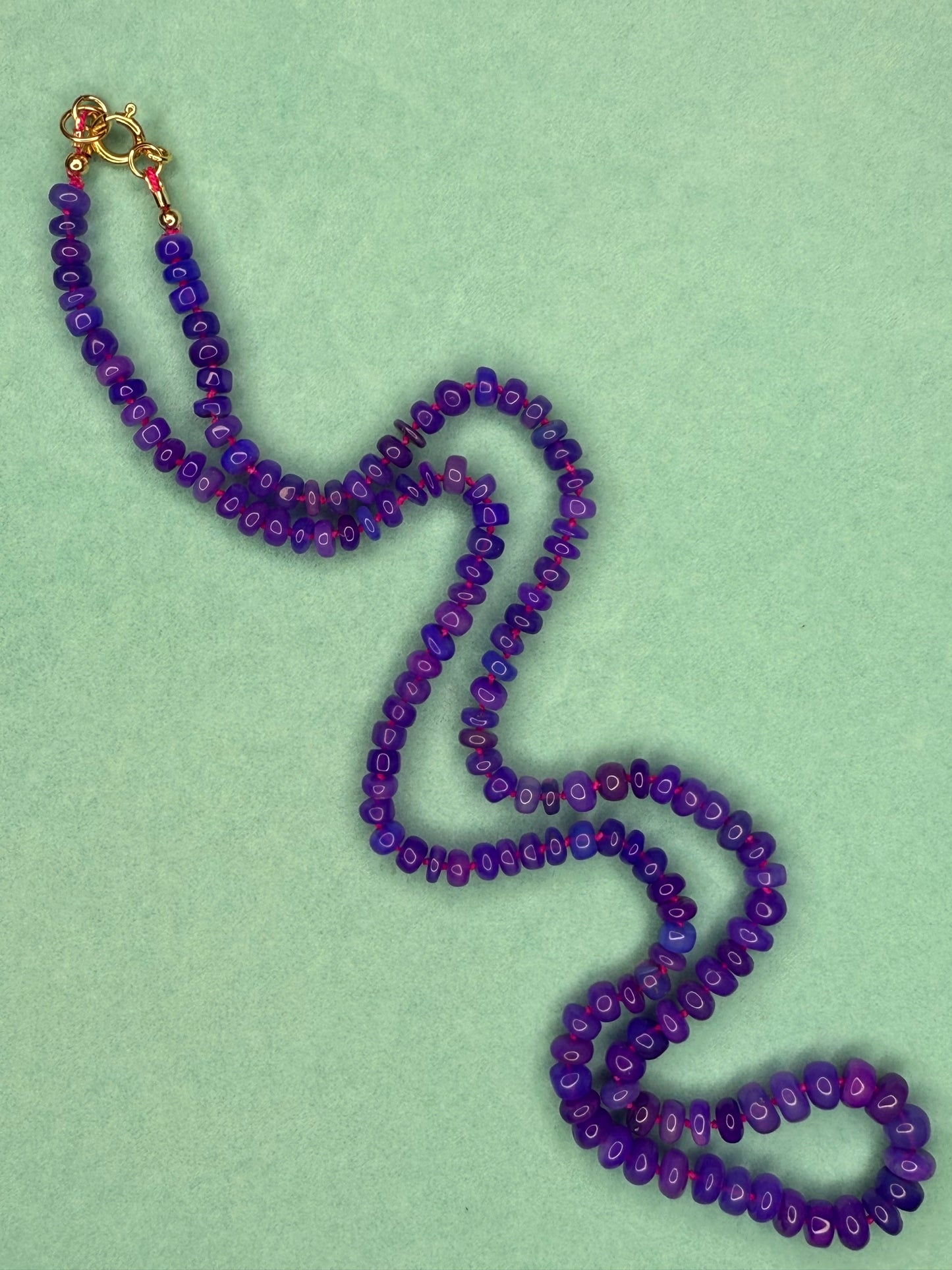 Violet Opal Necklace