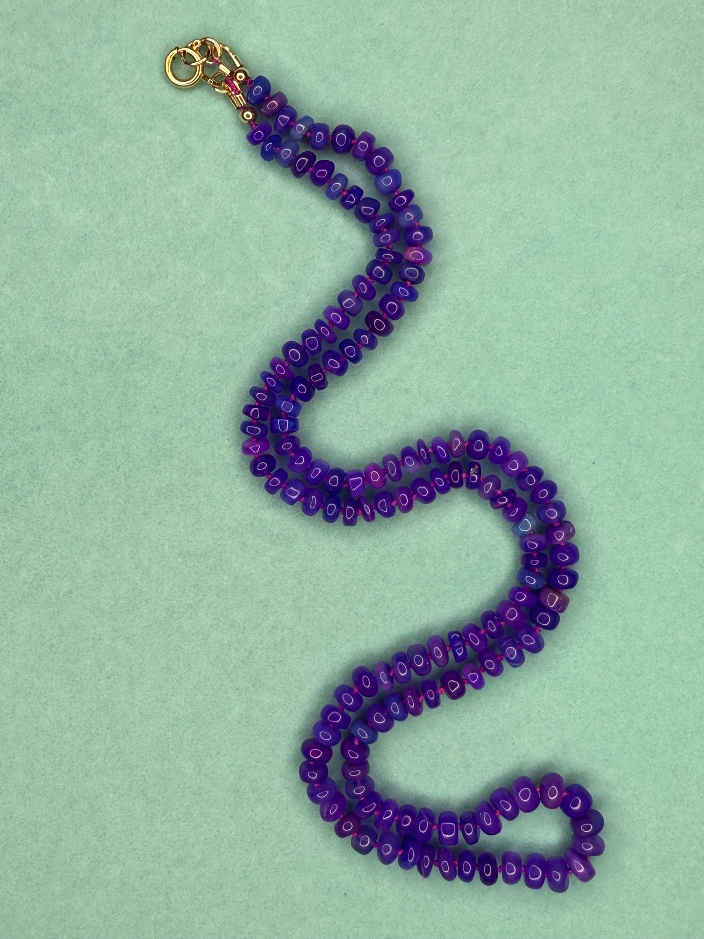 Violet Opal Necklace