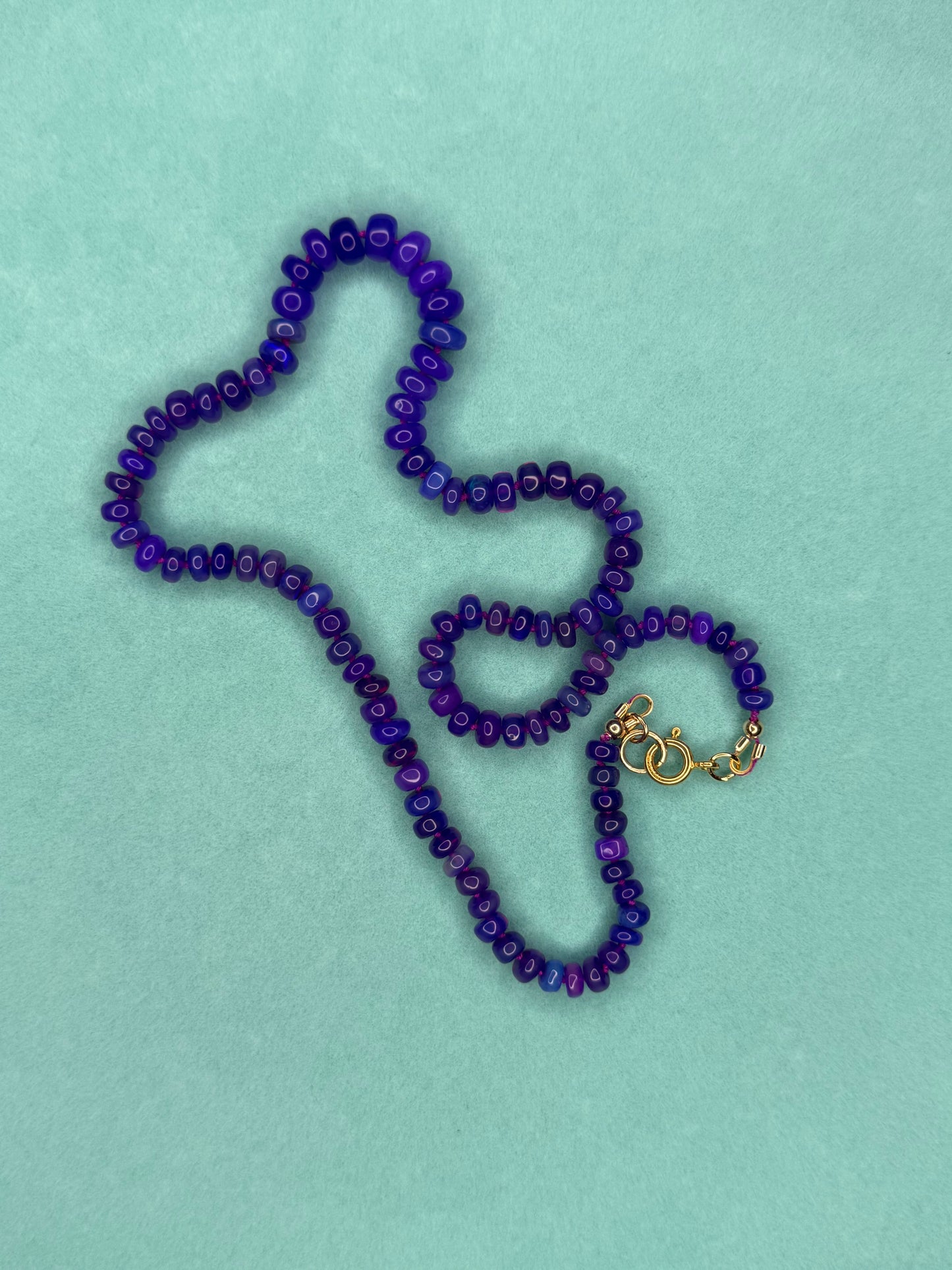 Violet Opal Necklace