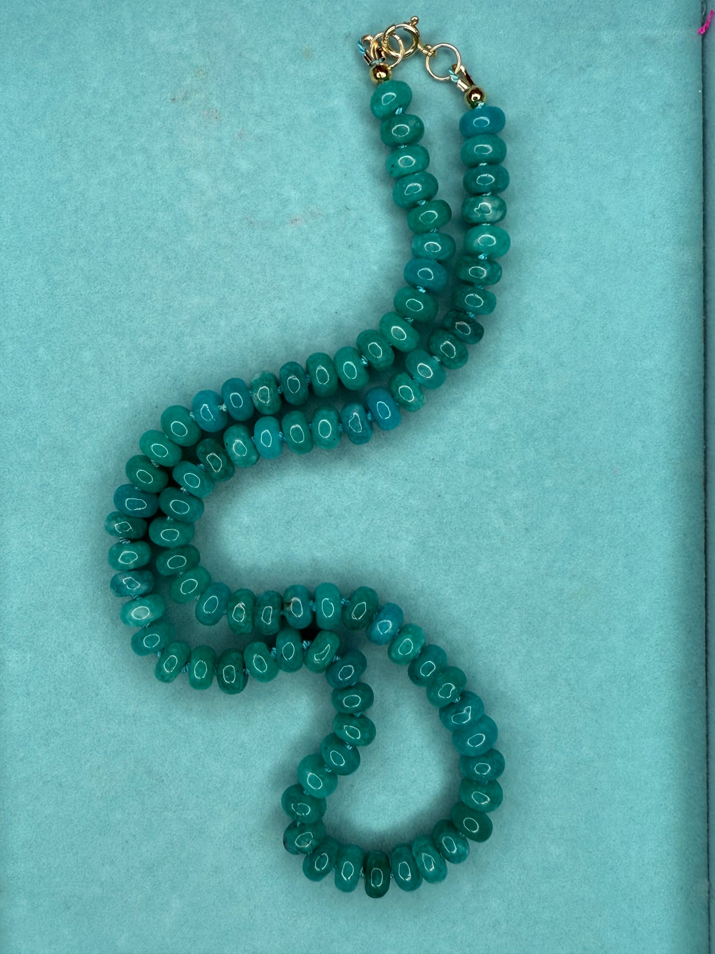Deep Ocean Teal Necklace