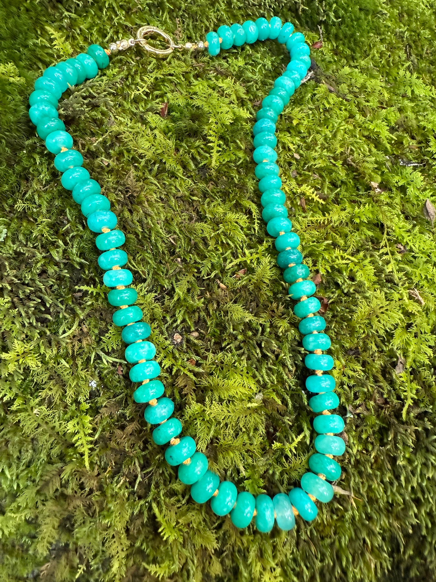 Deep Ocean Teal Necklace