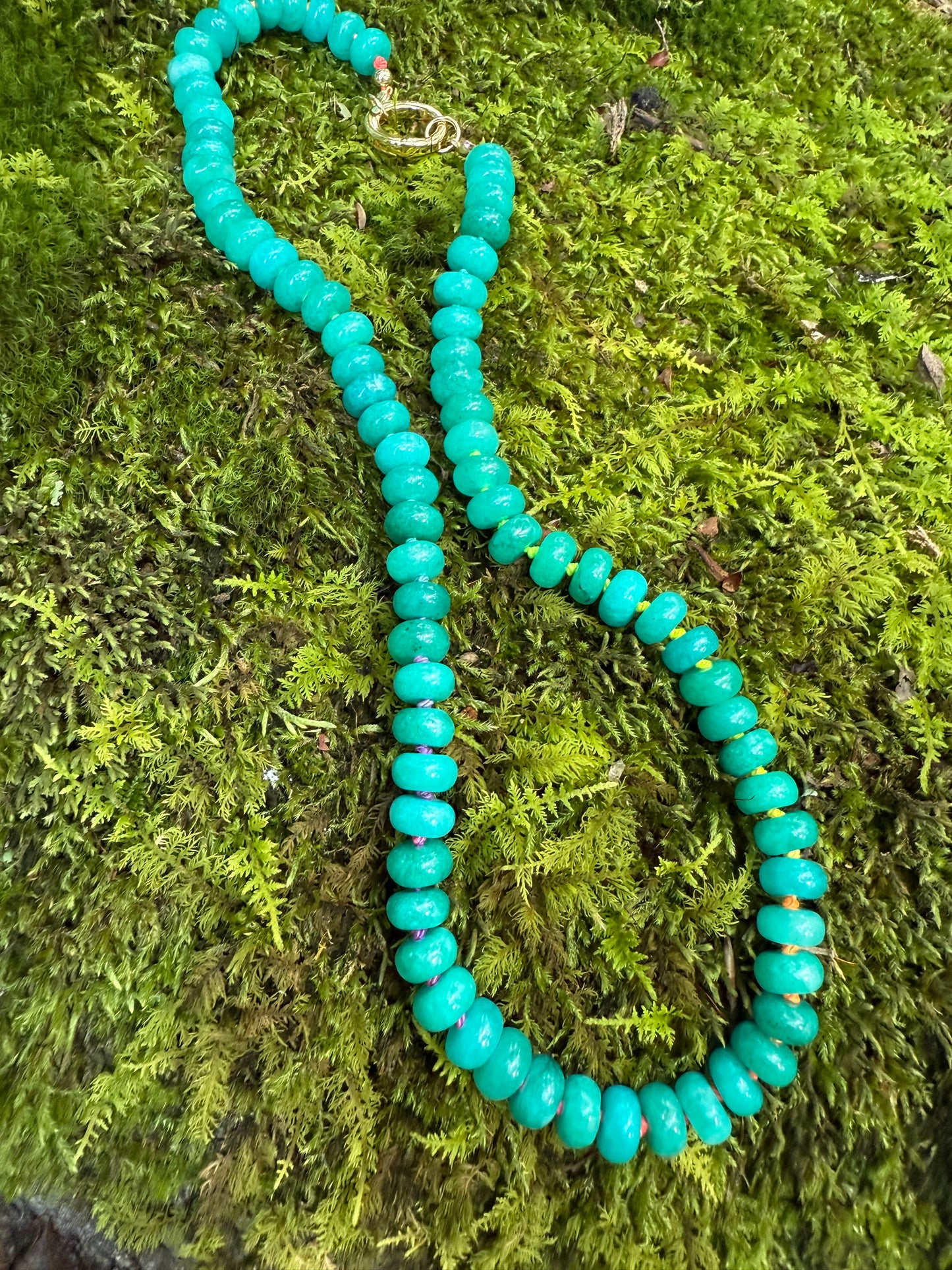 Deep Ocean Teal Necklace