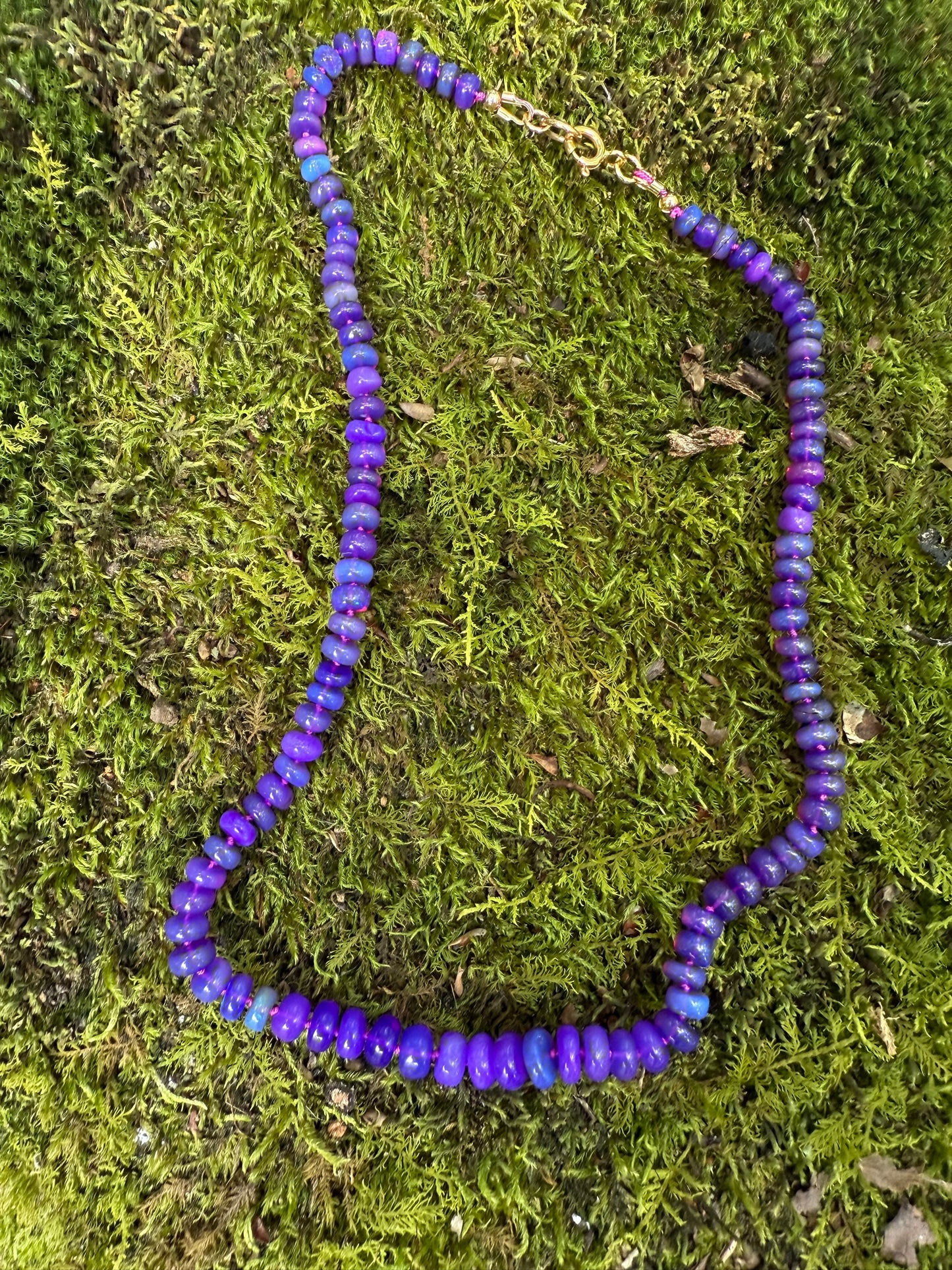 Violet Opal Necklace