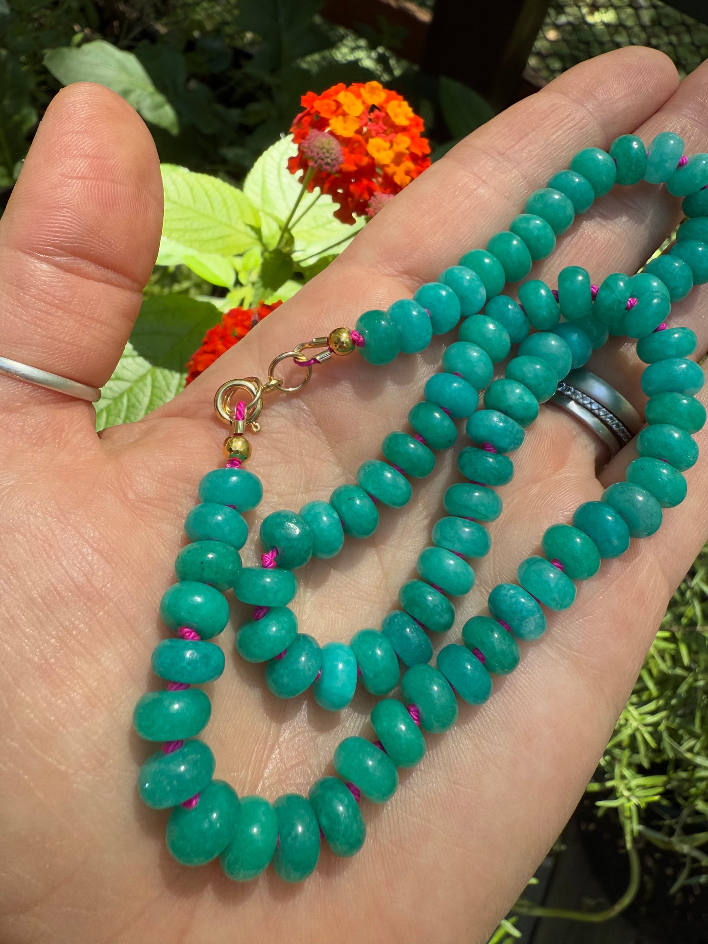 Deep Ocean Teal Necklace