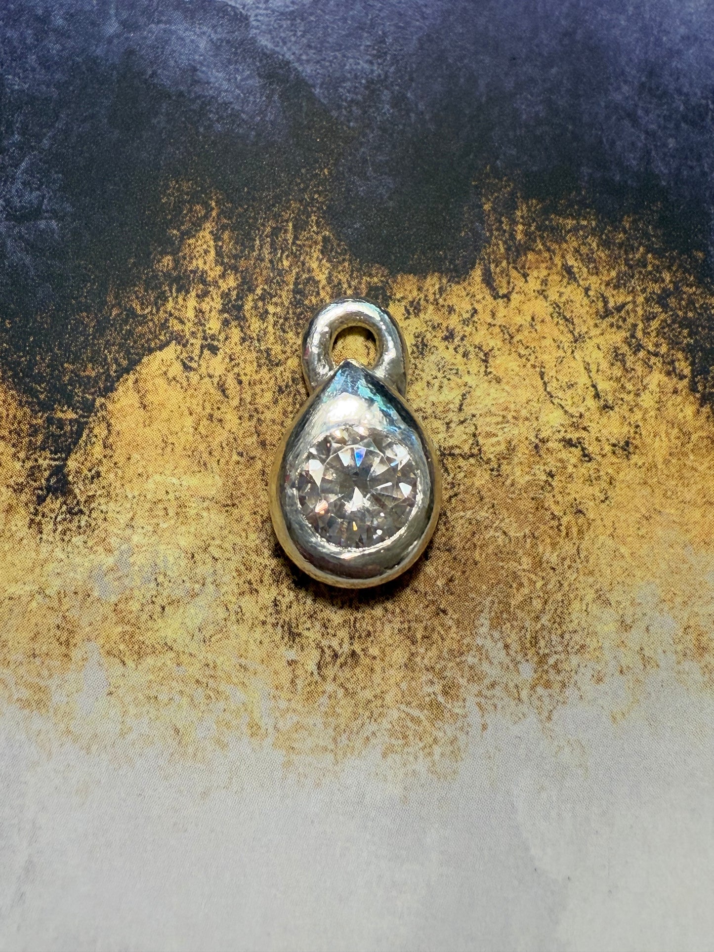 Silver Drop Charms