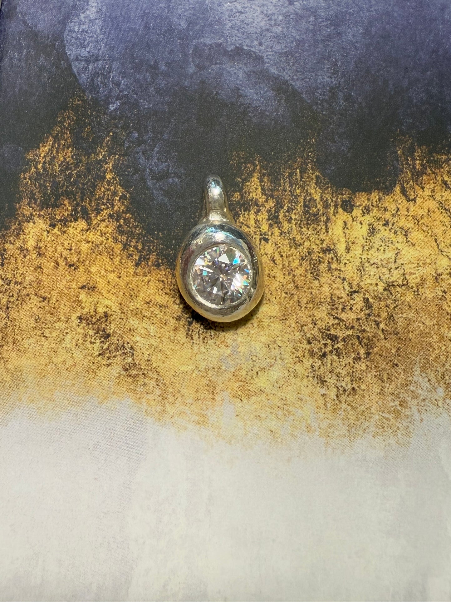 Silver Drop Charms
