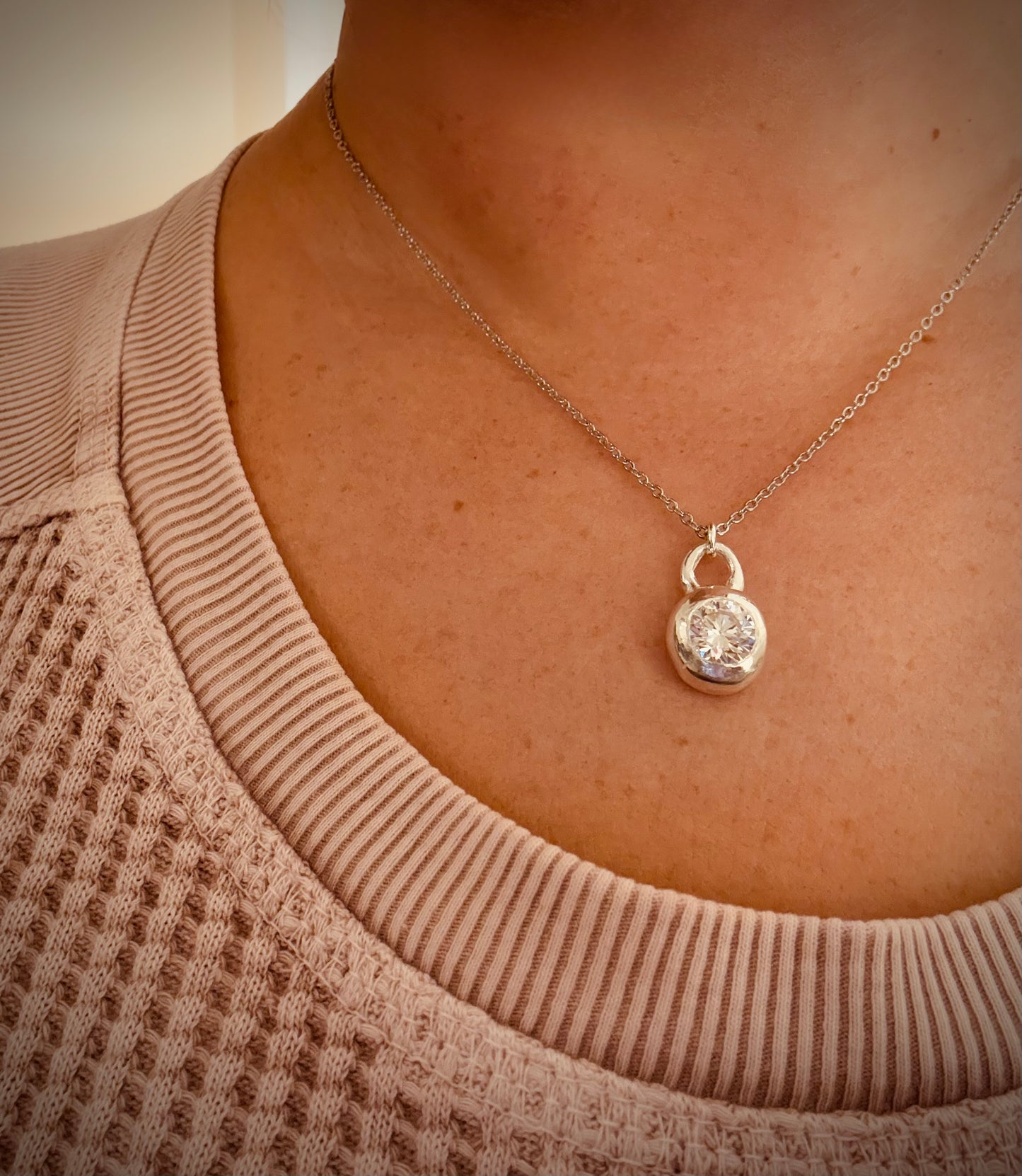 Silver Drop Charms