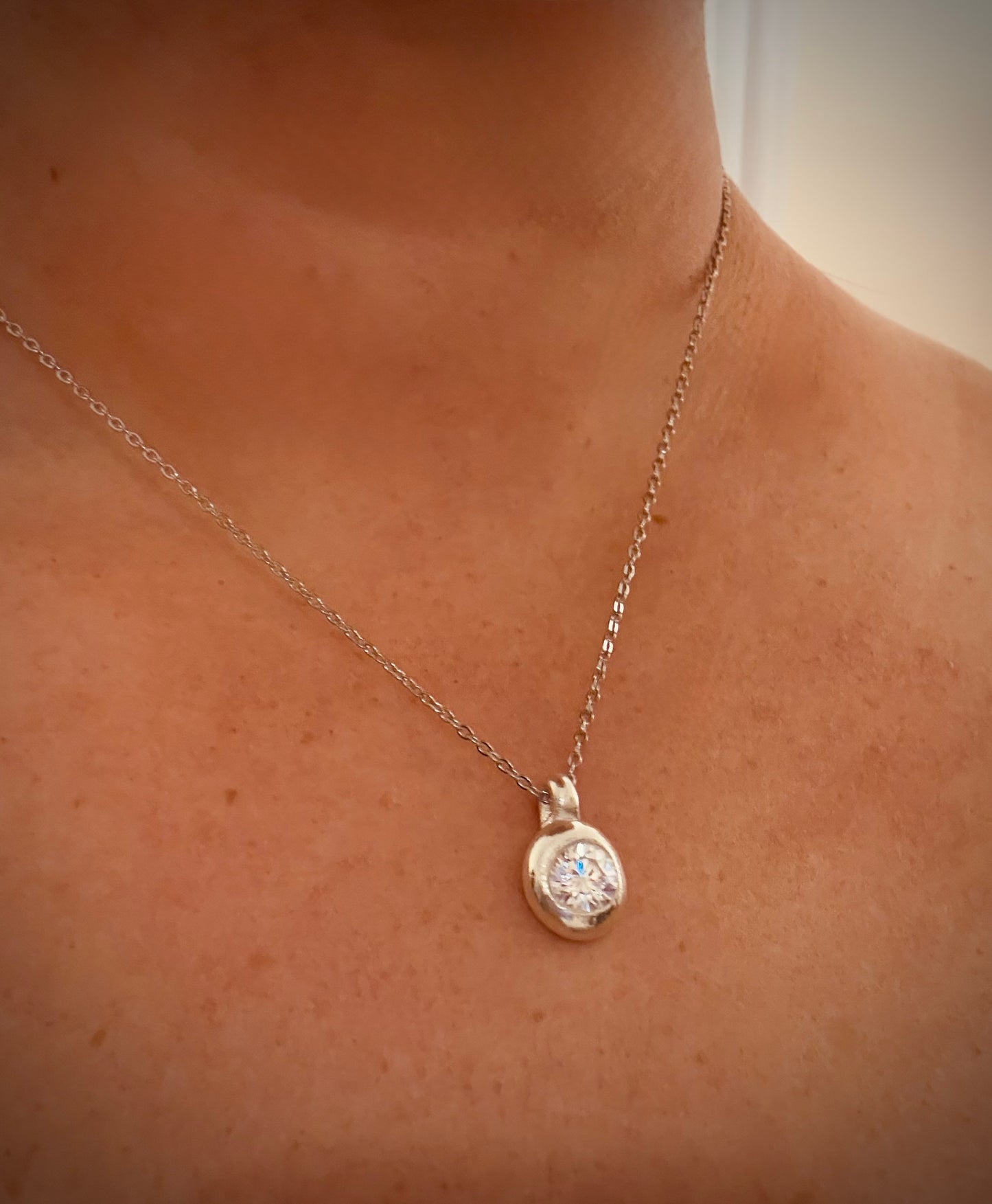 Silver Drop Charms
