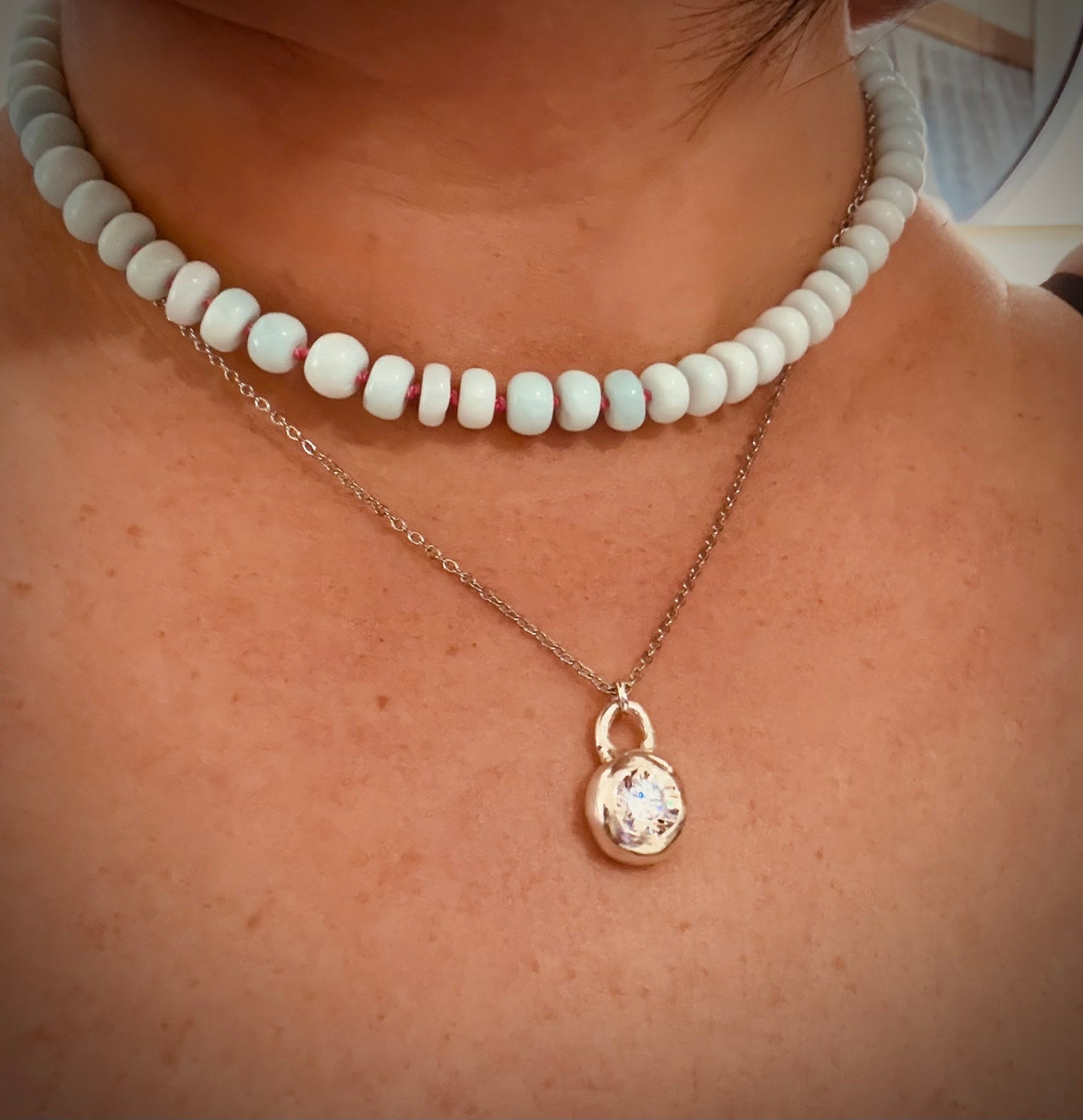 Silver Drop Charms