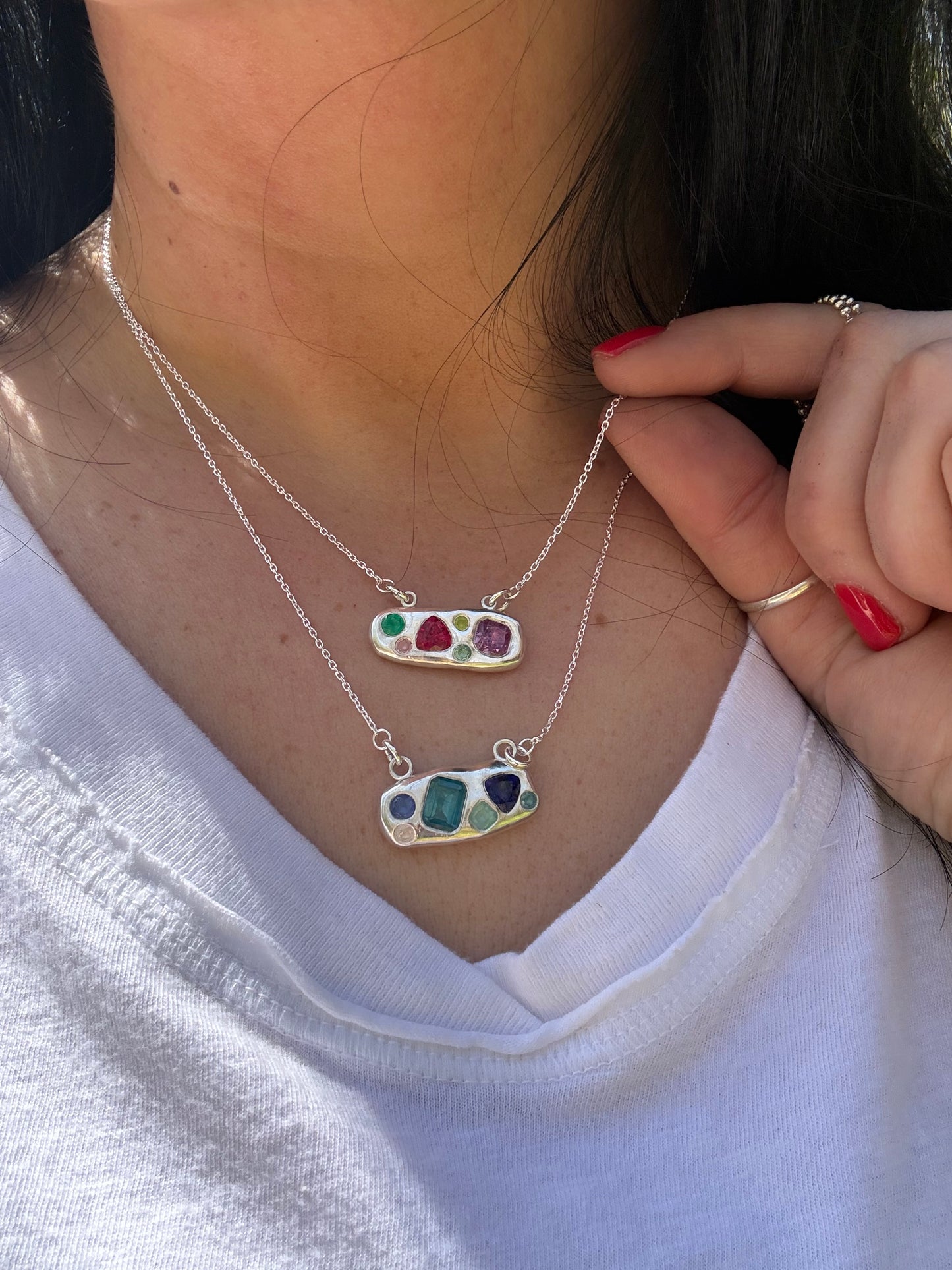The Confetti Pendant — Dusk
