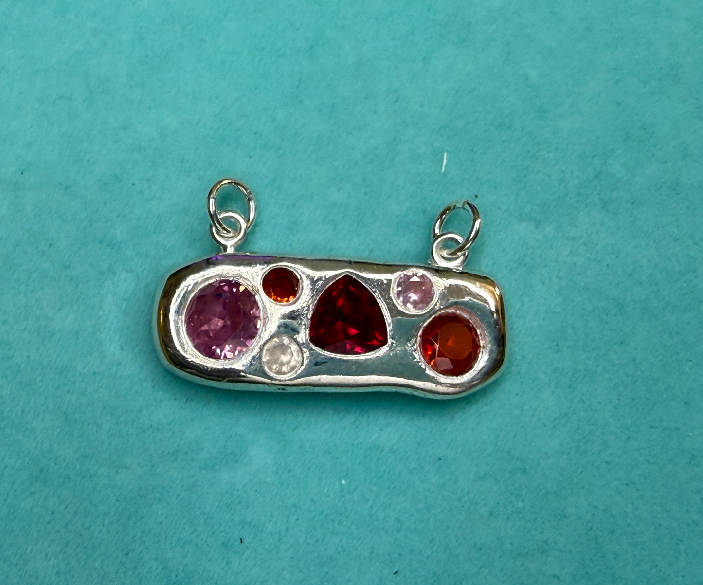 The Confetti Pendant - Sunset