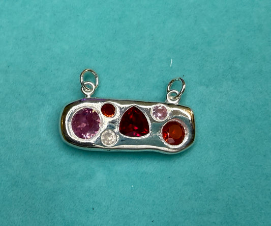The Confetti Pendant - Sunset