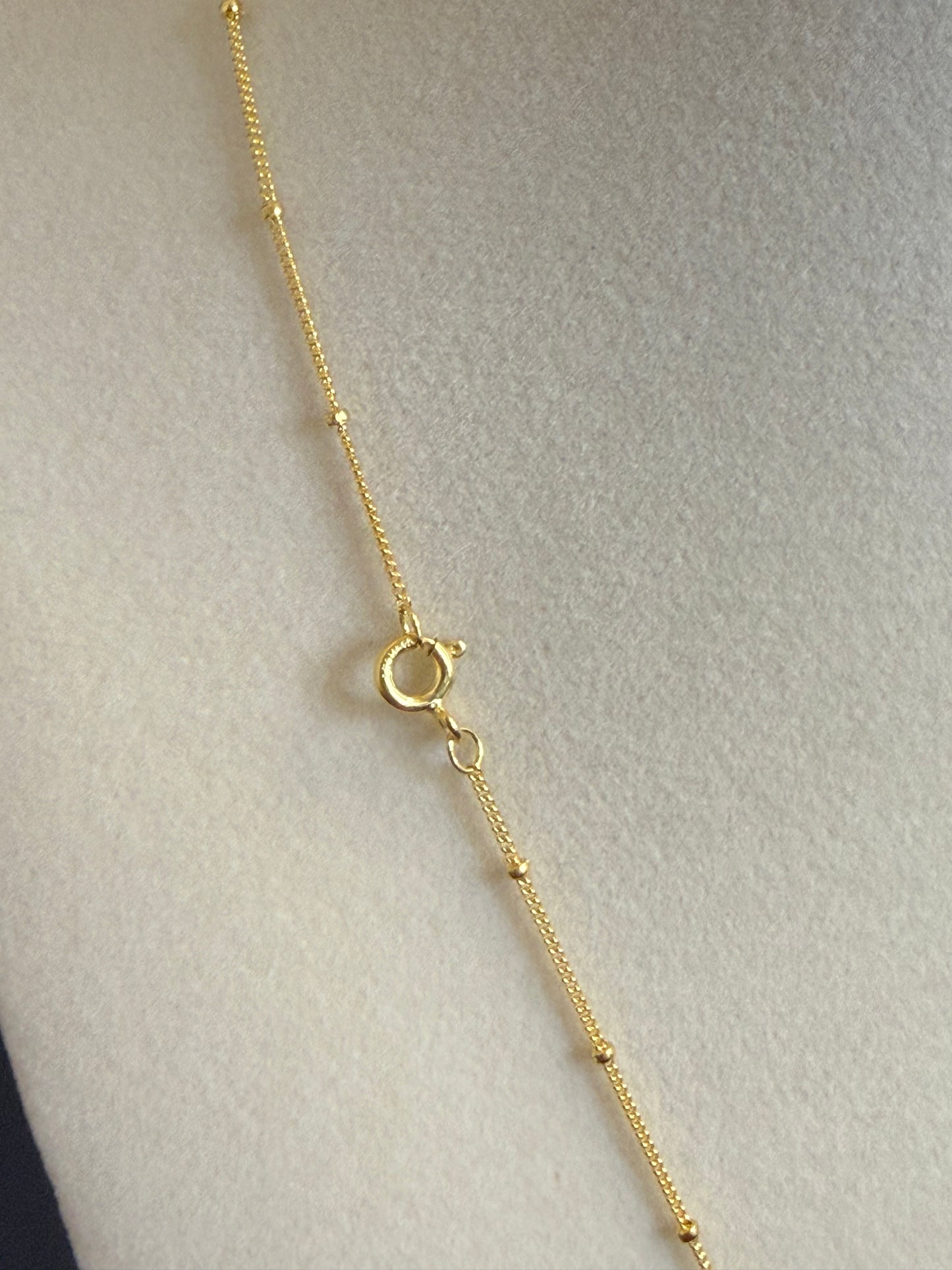 16" Gold-Filled Curb Chain w/ Bead