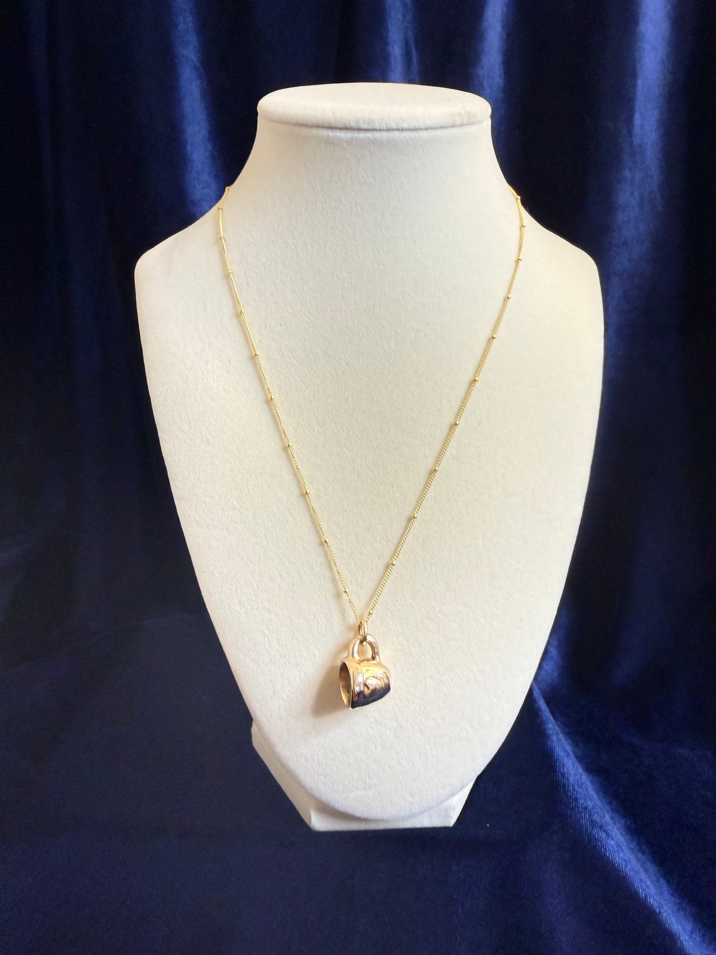 18" Gold-Filled Curb Chain w/ Bead