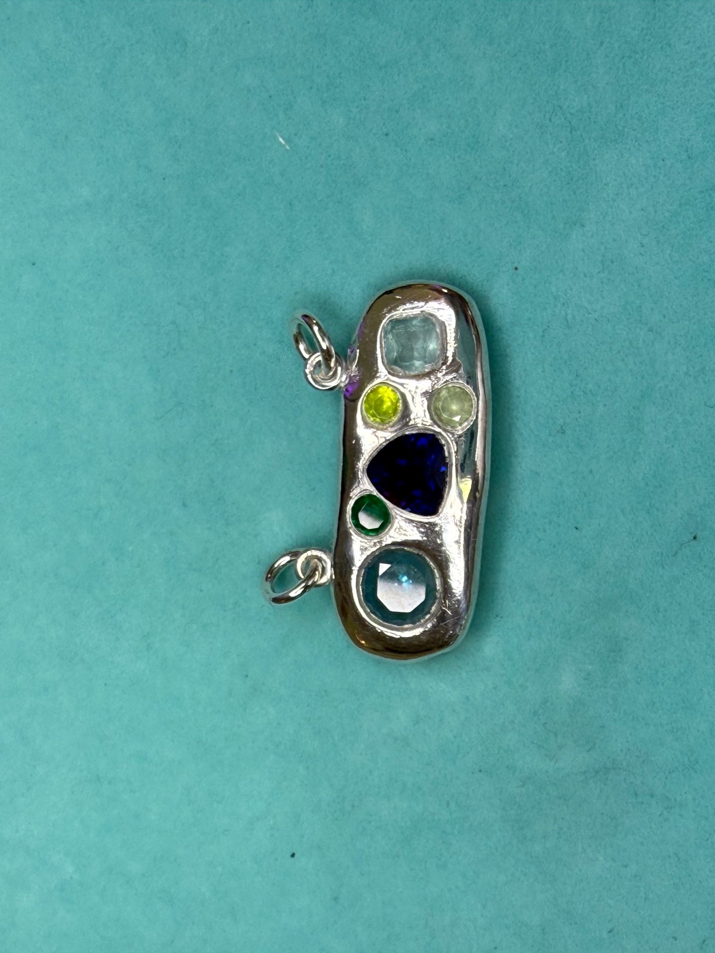 The Confetti Pendant - Lagoon
