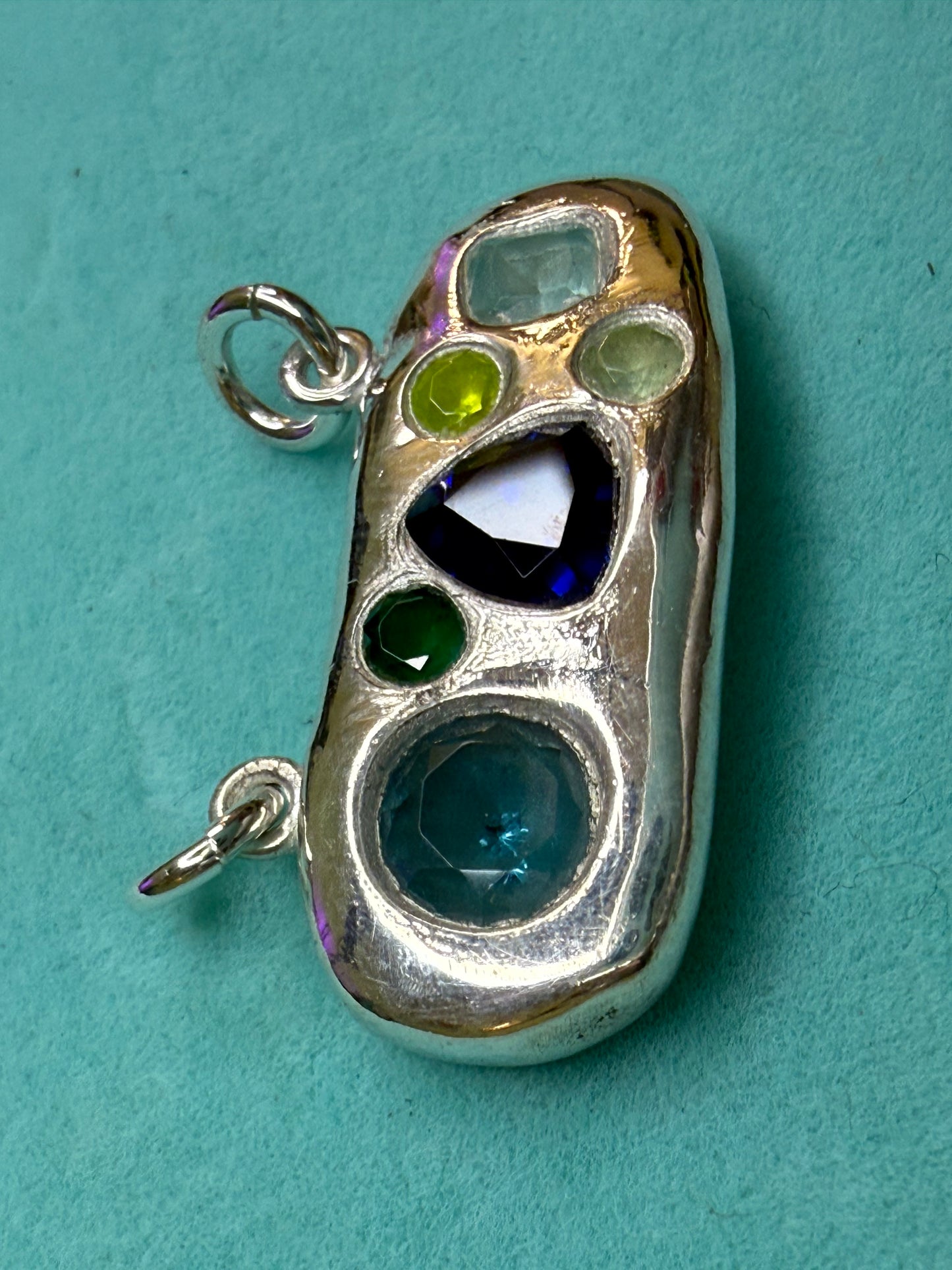 The Confetti Pendant - Lagoon