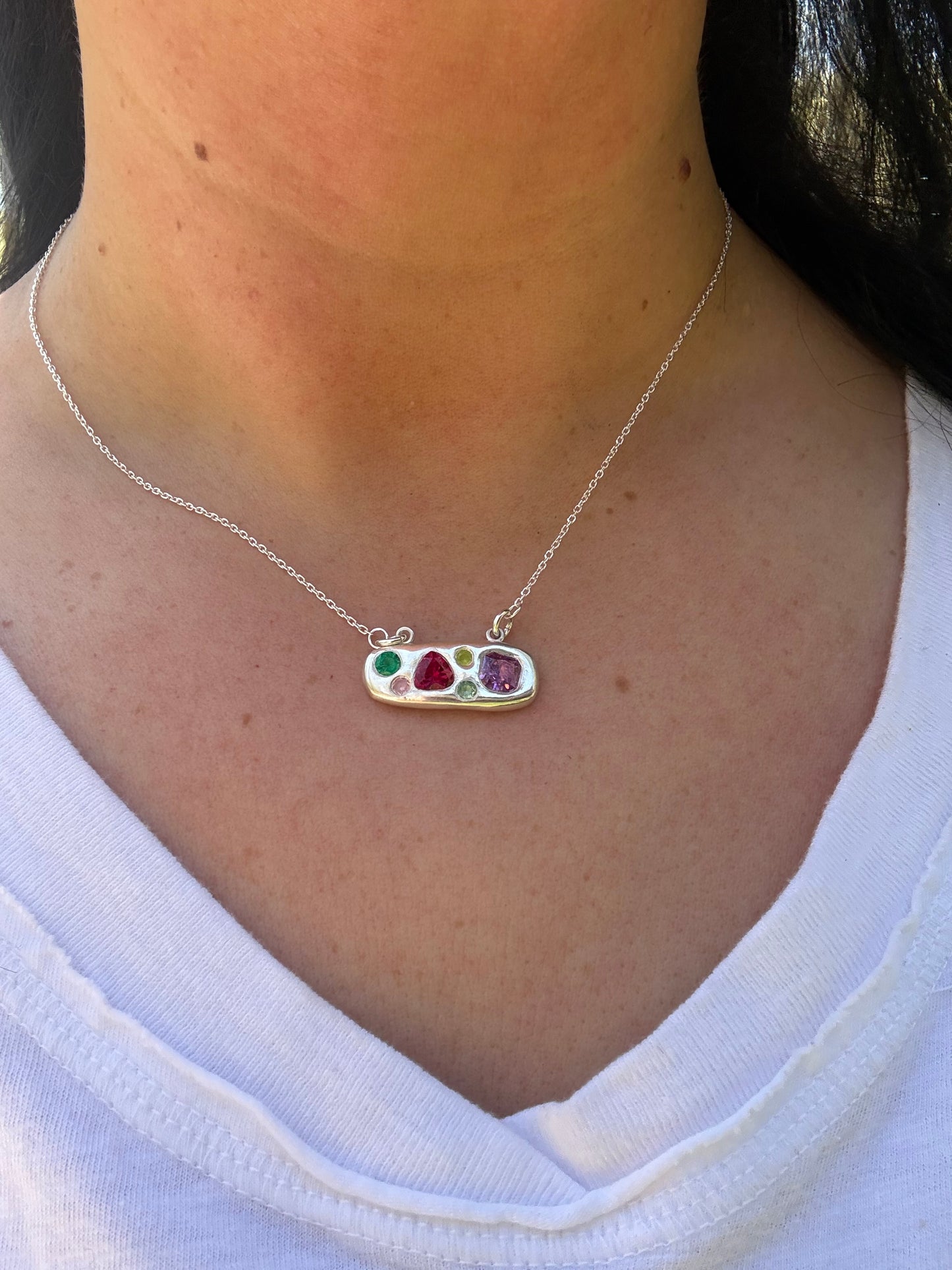 The Confetti Pendant - Garden