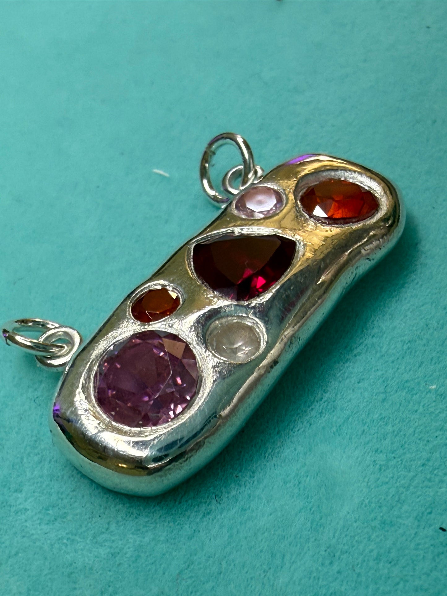 The Confetti Pendant - Sunset