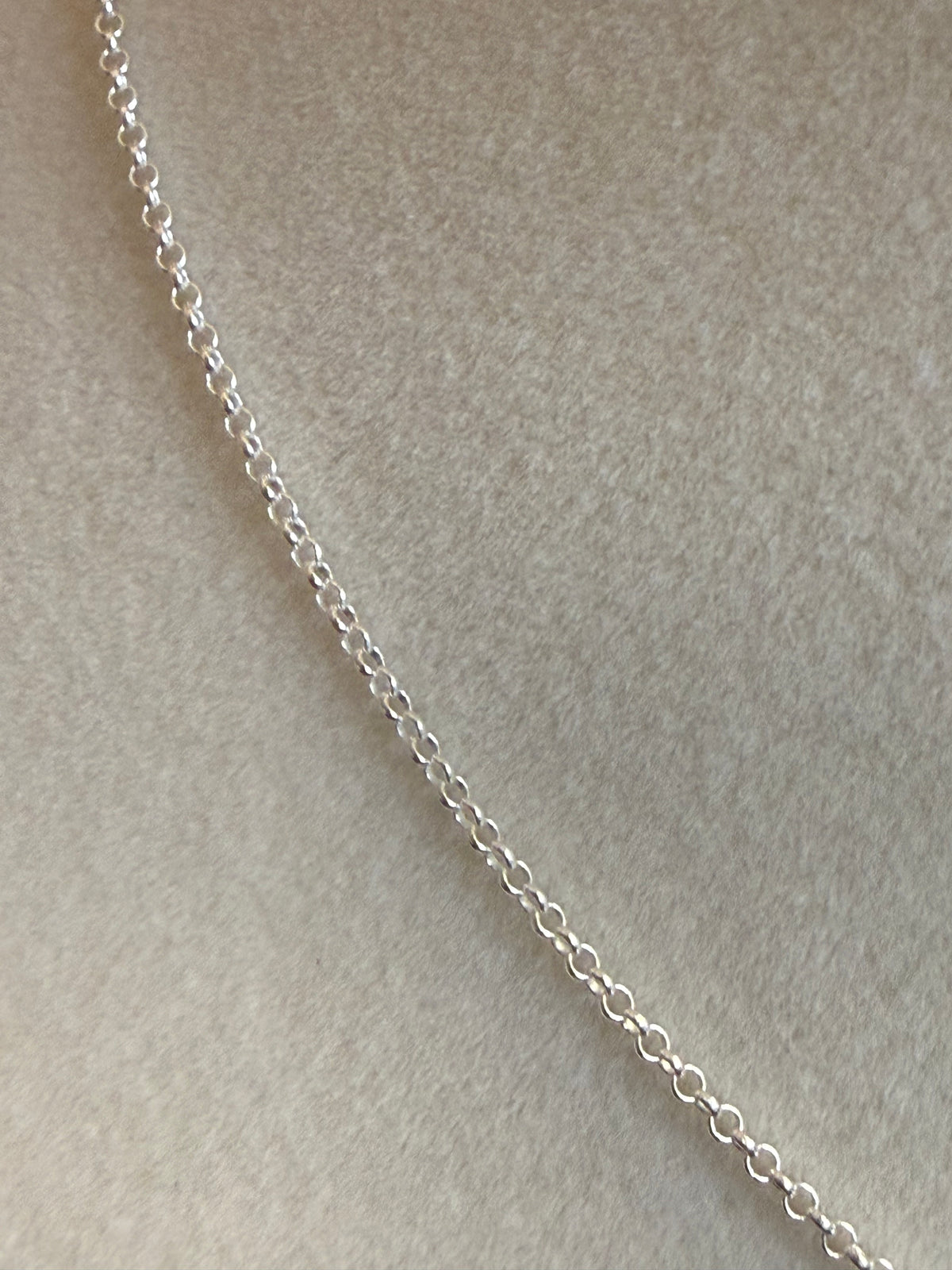 Silver Rolo Chain India 18