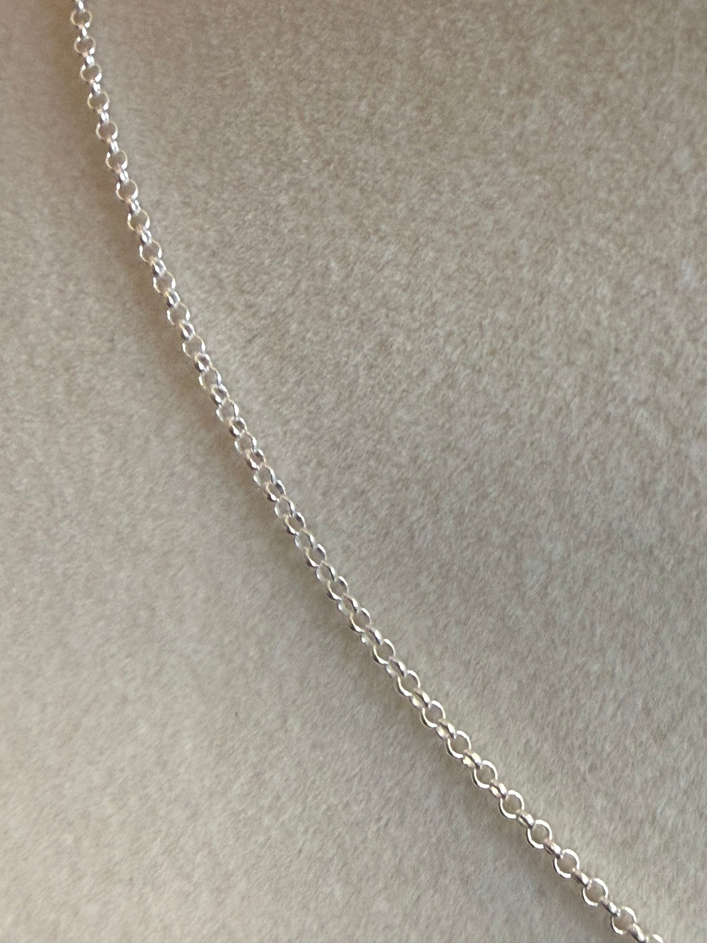 18" Sterling Silver *Split* Rolo Chain