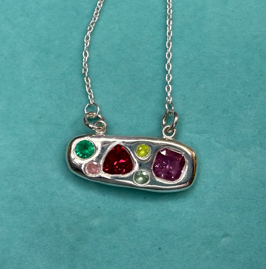 The Confetti Pendant - Garden