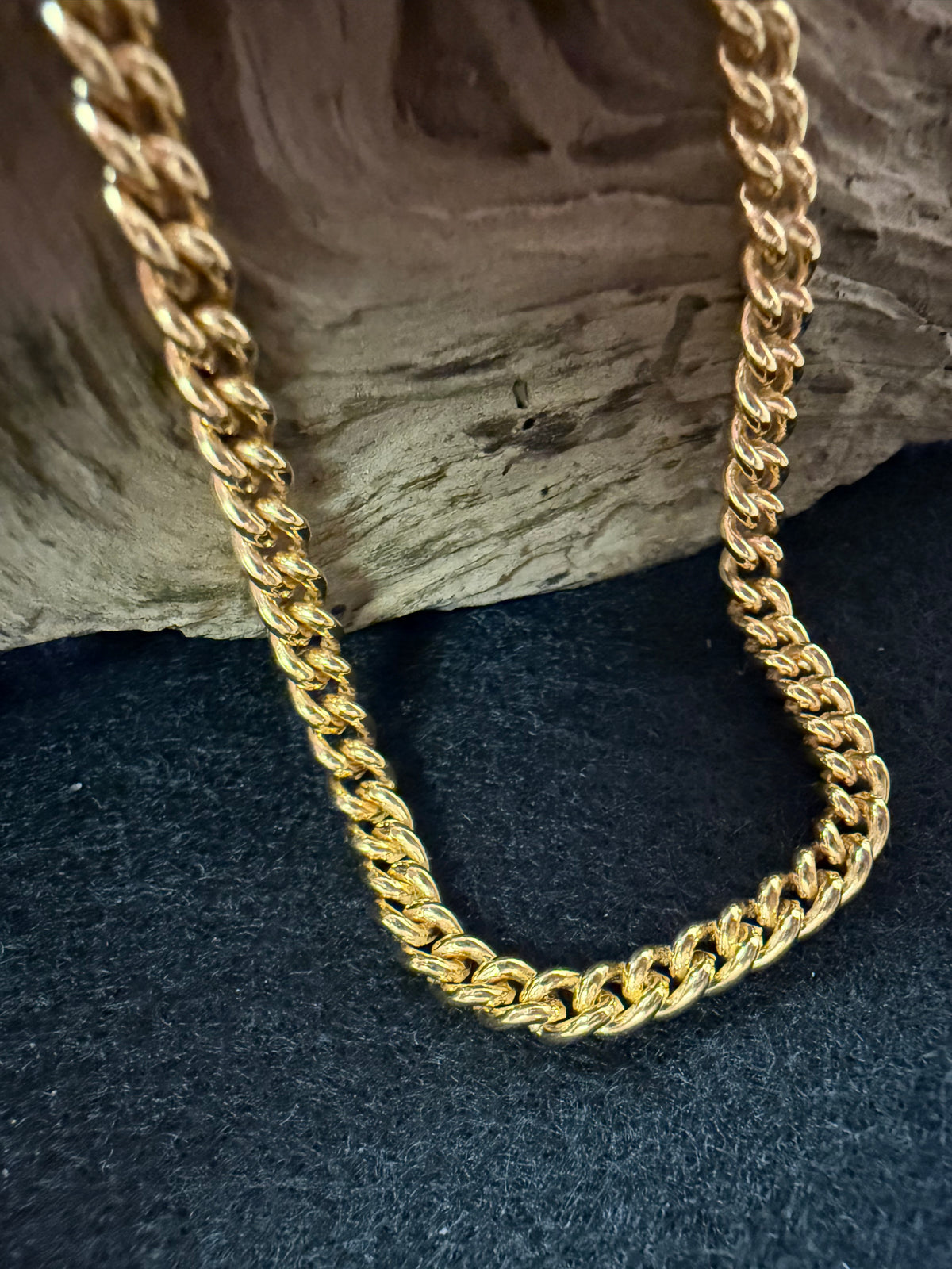 4.1mm Curb Chain (Rounded) 14K Gold Filled