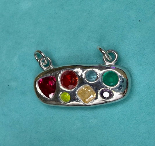 The Confetti Pendant - Rainbow