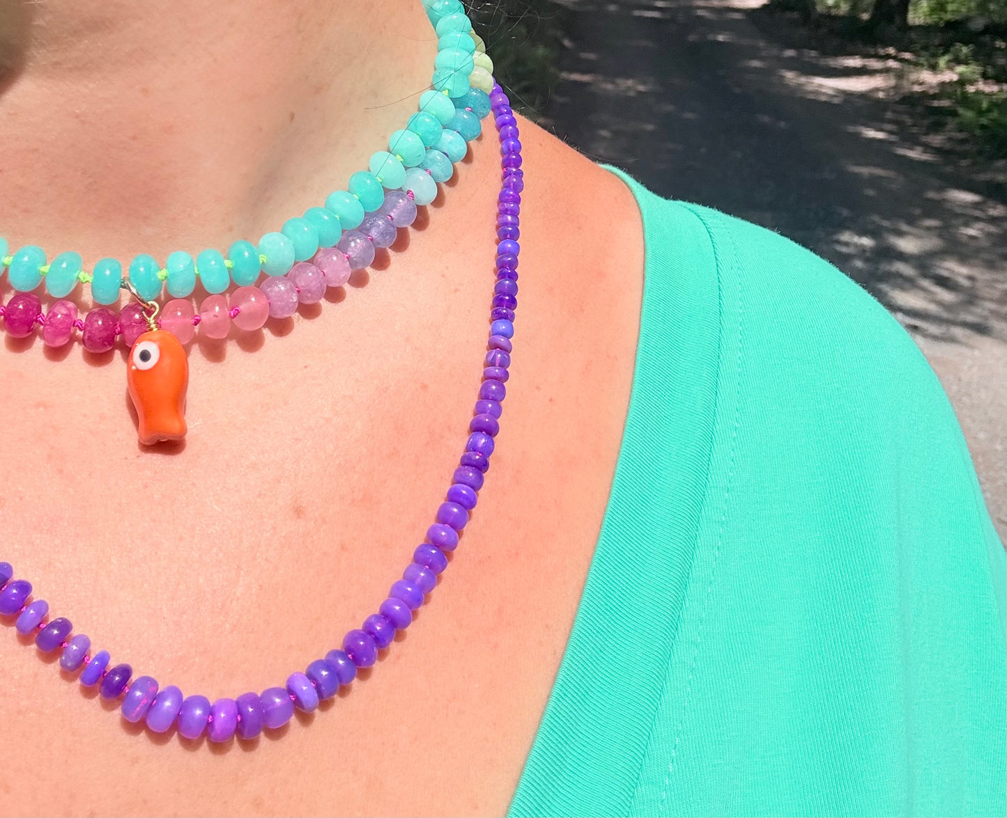 Caribbean Aqua Necklace