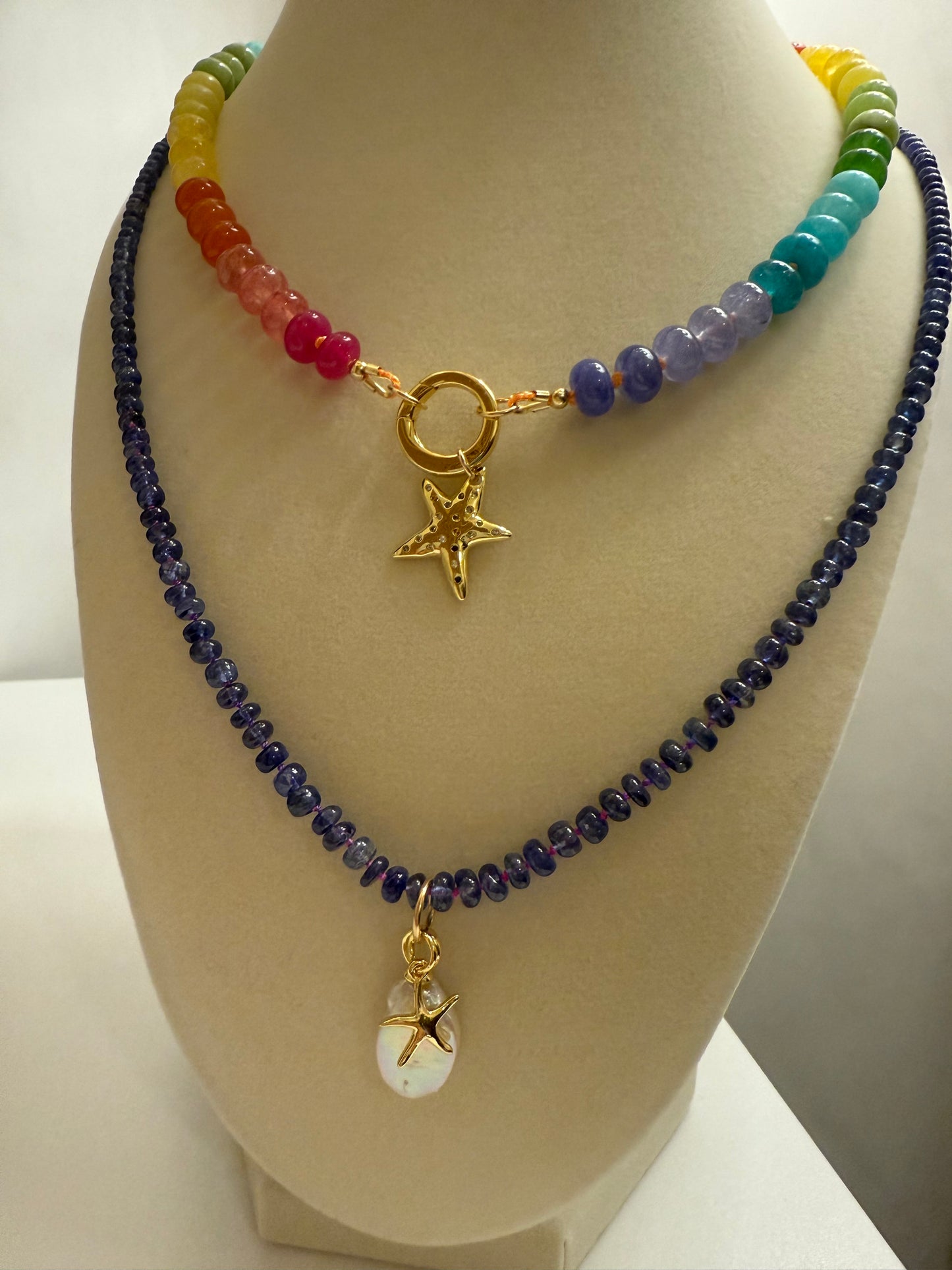Sapphire Knotted Necklace