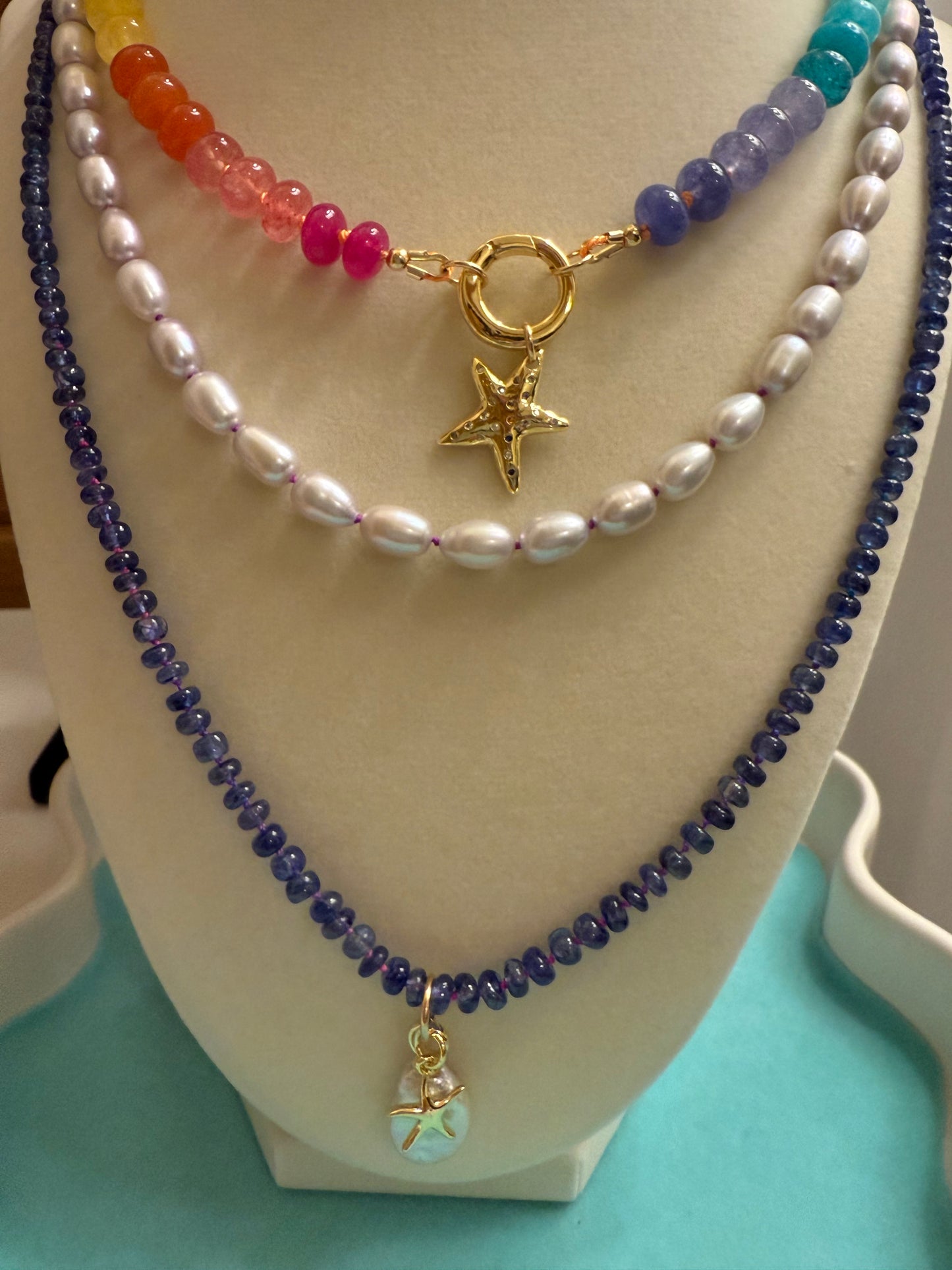 Sapphire Knotted Necklace
