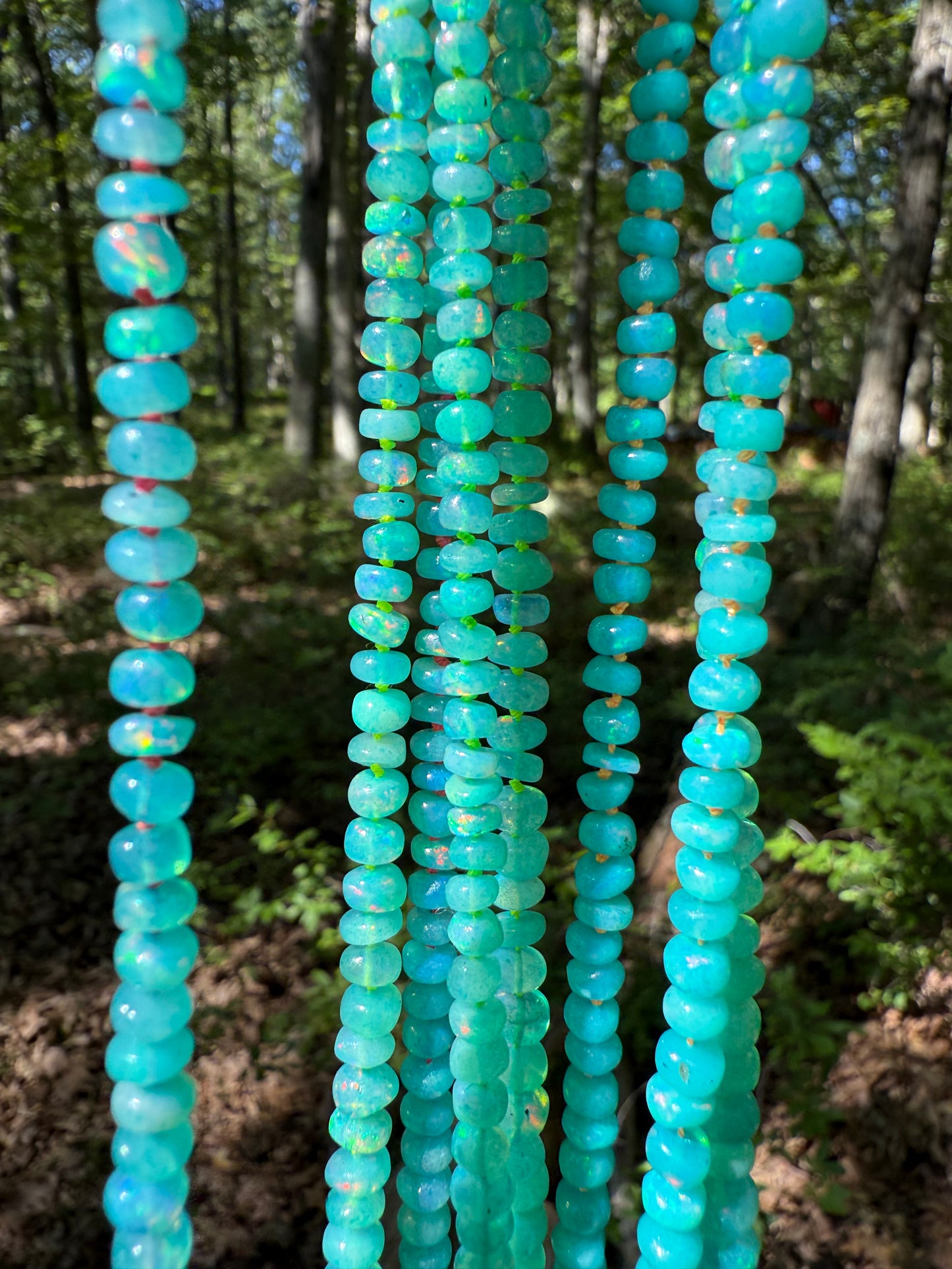 Paraiba Teal Opal Necklace