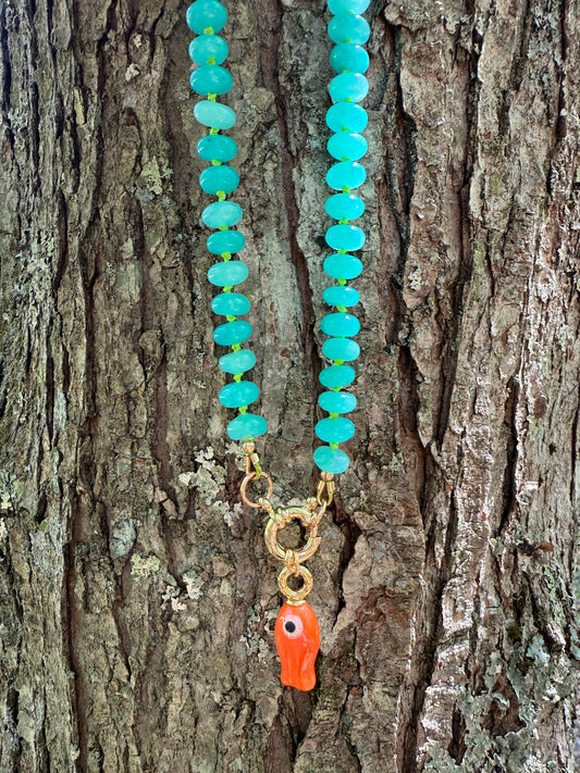 Caribbean Aqua Necklace