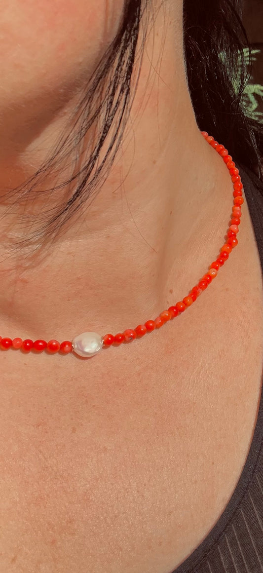 Red Coral Necklace
