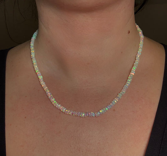 AAA Ethiopian Opal Mermaid Necklace