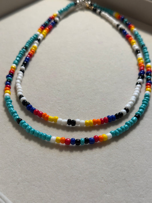 Native American Inspired Beaded Necklace